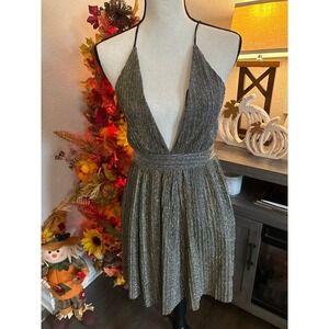 Ever‎ After women's dress size small gold sparkly